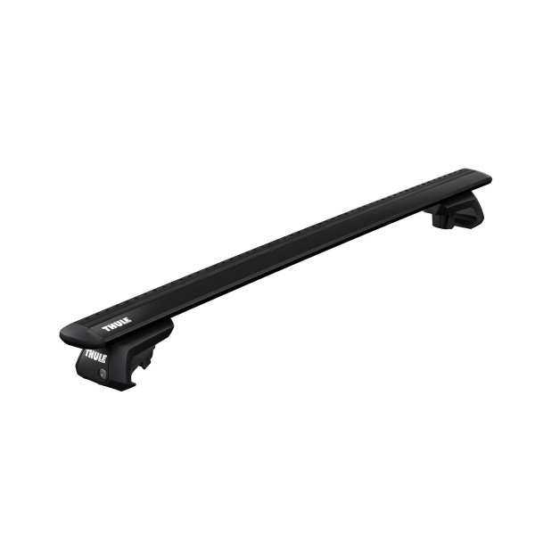 Thule dakdragers zwart aluminium Rover 75 5-dr Estate 1999-2005 met open dakrailing