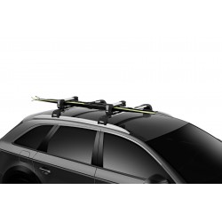 Thule SnowPack S, strakke aerodynamische skidragers voor alle type ski