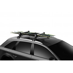 Thule SnowPack M, strakke aerodynamische skidragers voor alle type ski