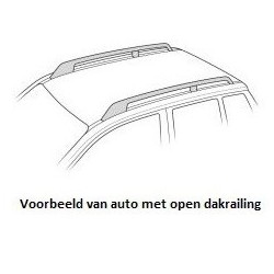 Kamei dakdragers aluminium Ford Galaxy MPV 5-dr 1996-2000 met open dakrailing