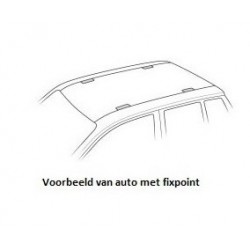 CAM (MAC) dakdragers staal Opel Astra (H) 4-dr sedan 2004-2010 (Zonder panoramadak) met fixpoint