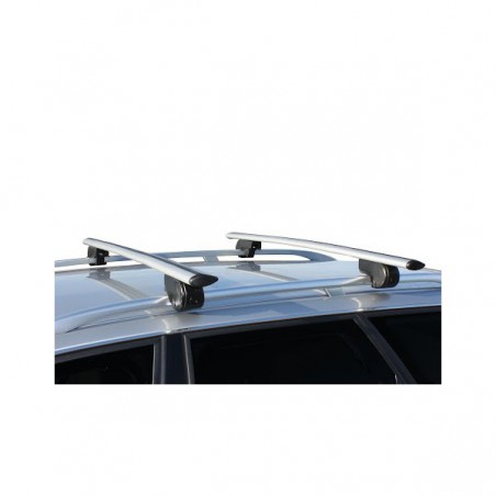CAM (MAC) dakdragers aluminium Chevrolet Spark 5-dr hatchback 2010-2015 met open dakrailing