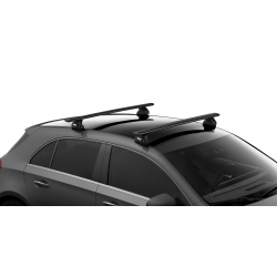 Thule dakdragers zwart aluminium Mercedes-benz A-klasse 3-dr Hatchback (W169) 2005-2012 met Fixpoint