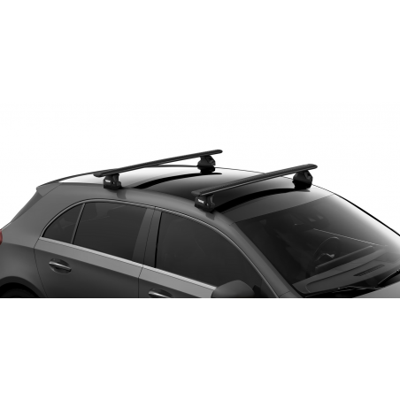 Thule dakdragers zwart aluminium Mercedes-benz B-klasse 5-dr Hatchback (W245) 2005-2011 met Fixpoint