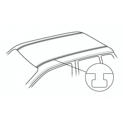 Thule dakdragers zwart aluminium Land Rover Discovery 5-dr SUV (IV) 2009-2017 met T-Profiel