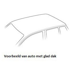 Thule dakdragers staal Ford Ranger 4-dr Double Cab 2023-heden met glad dak