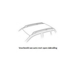 Dakdrager CAM staal Dacia Duster 5-dr SUV 2014-2017 met open dakrailing
