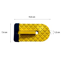 Autodeur opstap met veiligheidshamer