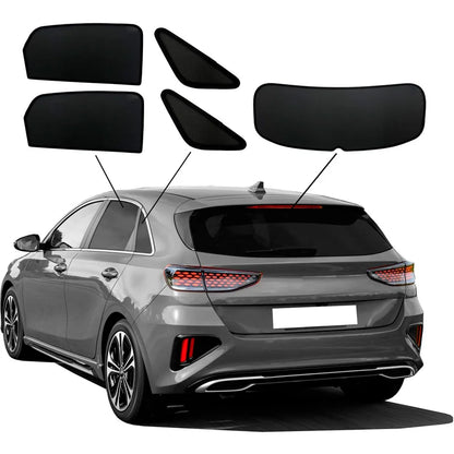 SunClip Zicht- & Zonwering passend voor Kia Cee'd (CD) HB 5-deurs 2018-