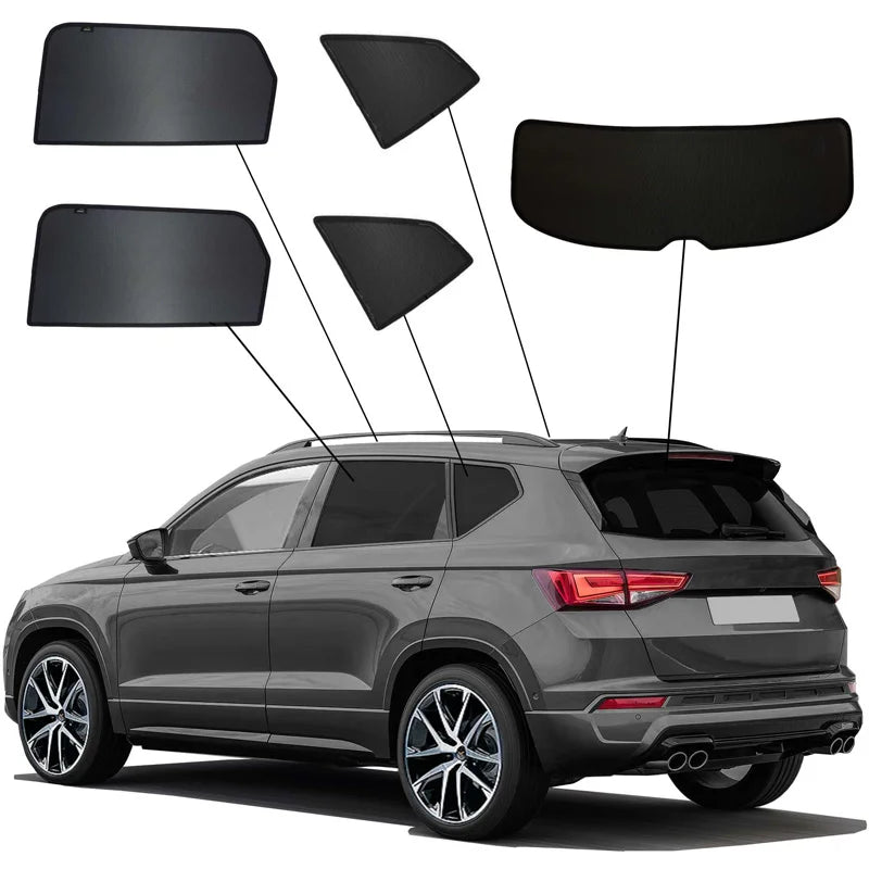 SunClip Zicht- & Zonwering passend voor Cupra Ateca (KH7) 2016-