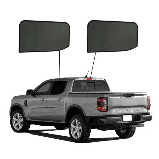 SunClip Zicht- & Zonwering passend voor Ford Ranger Crew Cab 2022-