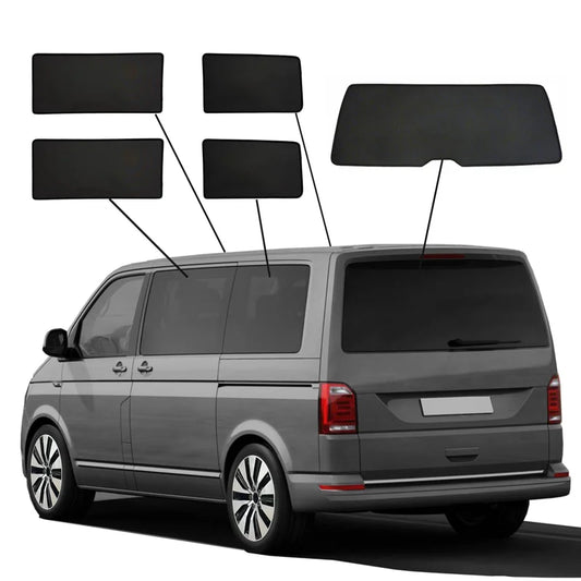 SunClip Zicht- & Zonwering passend voor Volkswagen T6 Multivan 2015-