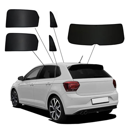 SunClip Zicht- & Zonwering passend voor Volkswagen Polo VI (AW) 5-deurs 2017-2021 & FL 2021-