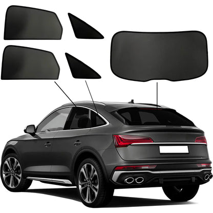 SunClip Zicht- & Zonwering passend voor Audi Q5 Sportback (FYT) 2020-2025