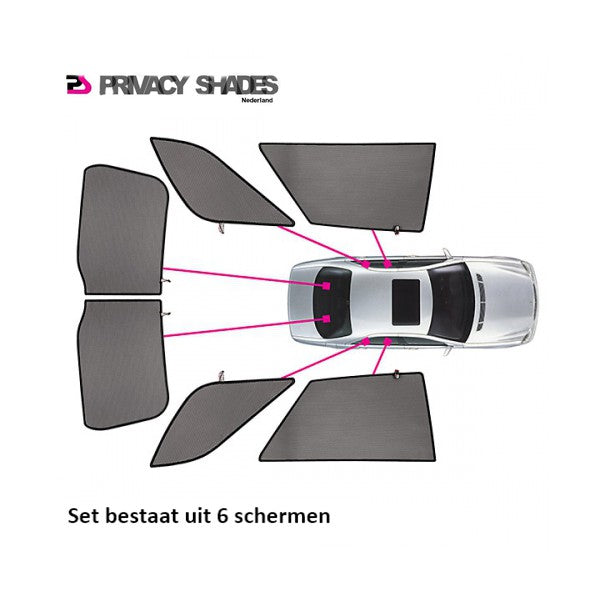 Set Car Shades passend voor Peugeot 308 III SW 2021- (6-delig)