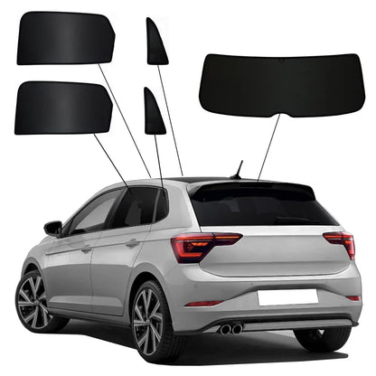 SunClip Zicht- & Zonwering passend voor Volkswagen Polo VI (AW) 5-deurs 2017-2021 & FL 2021-