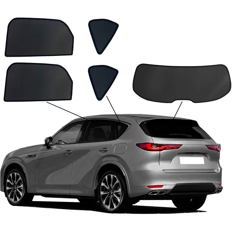 SunClip Zicht- & Zonwering passend voor Mazda CX-60 (KH) 2022-