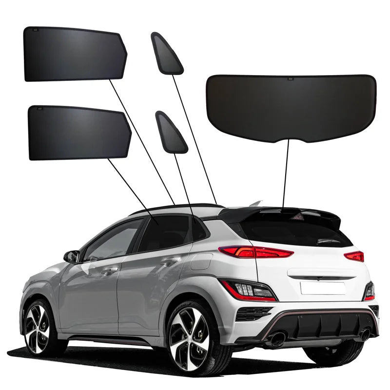 SunClip Zicht- & Zonwering passend voor Hyundai Kona 2017-2023