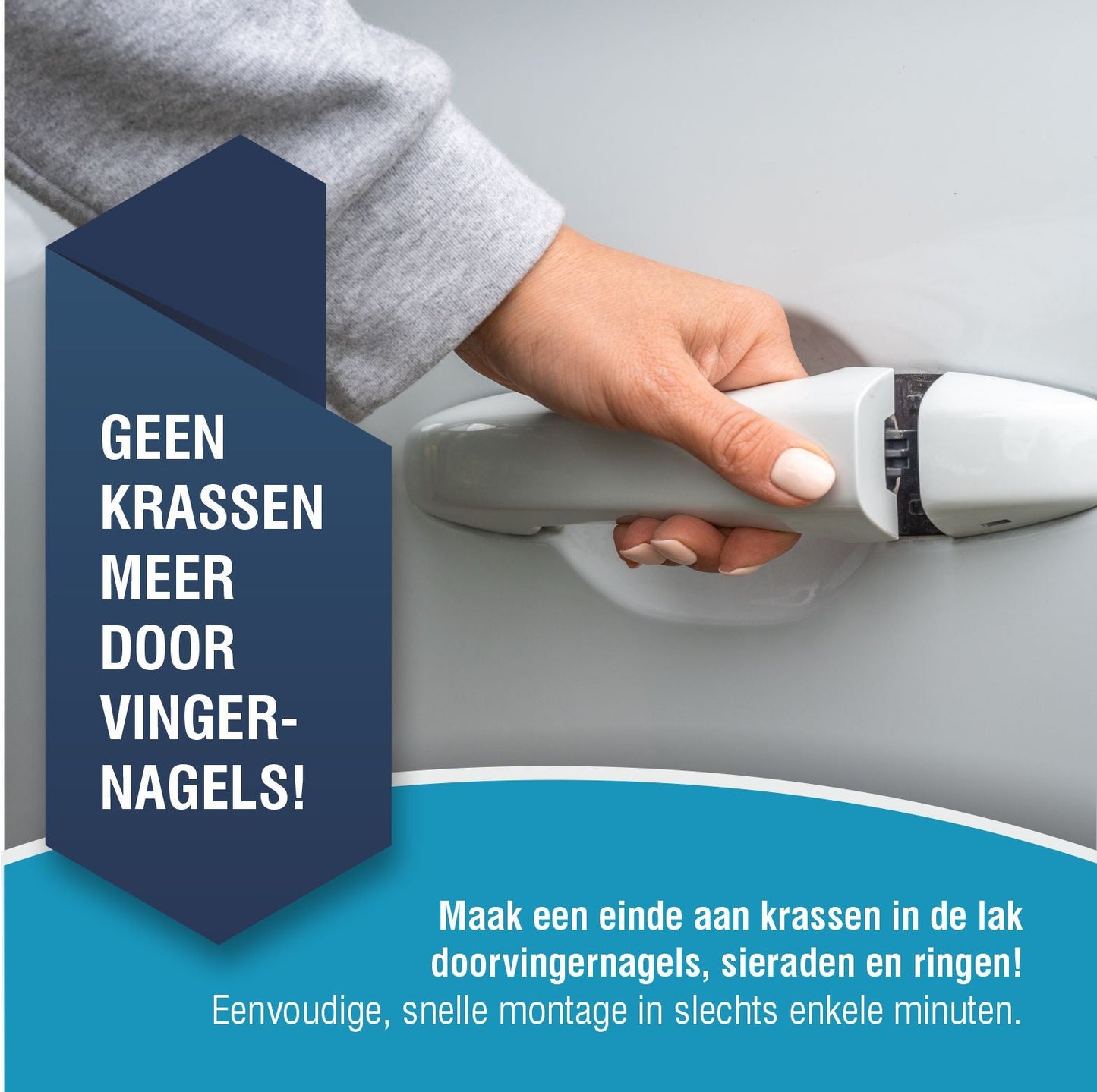 Handgreep beschermfolie voor grote handgreep kommen - transparant