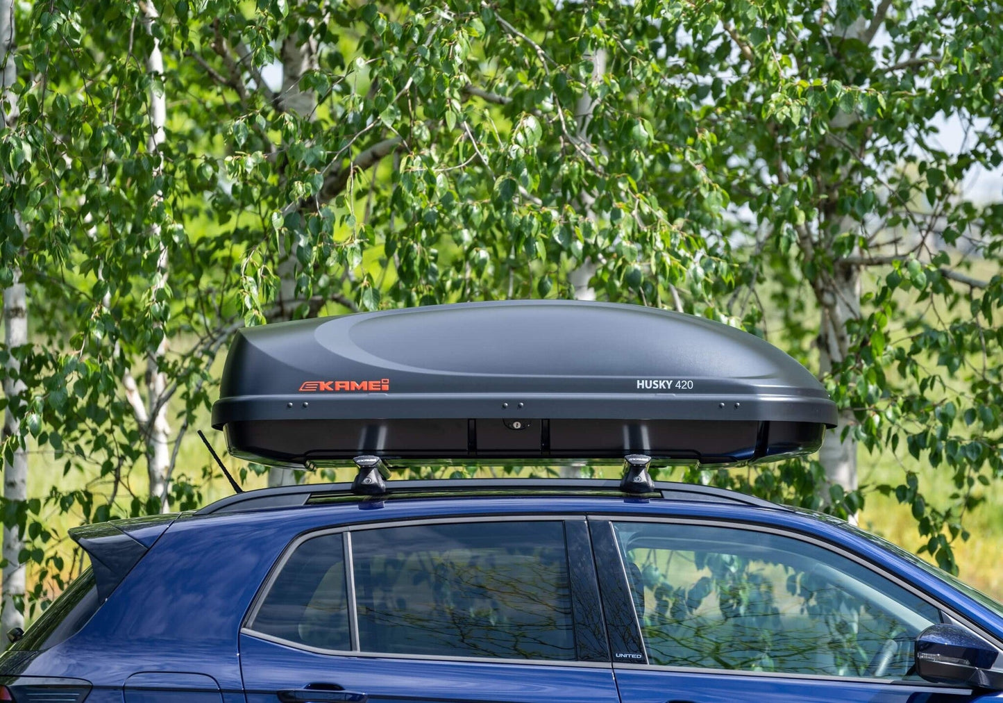 Kamei Husky 420 dakkoffer - matzwart