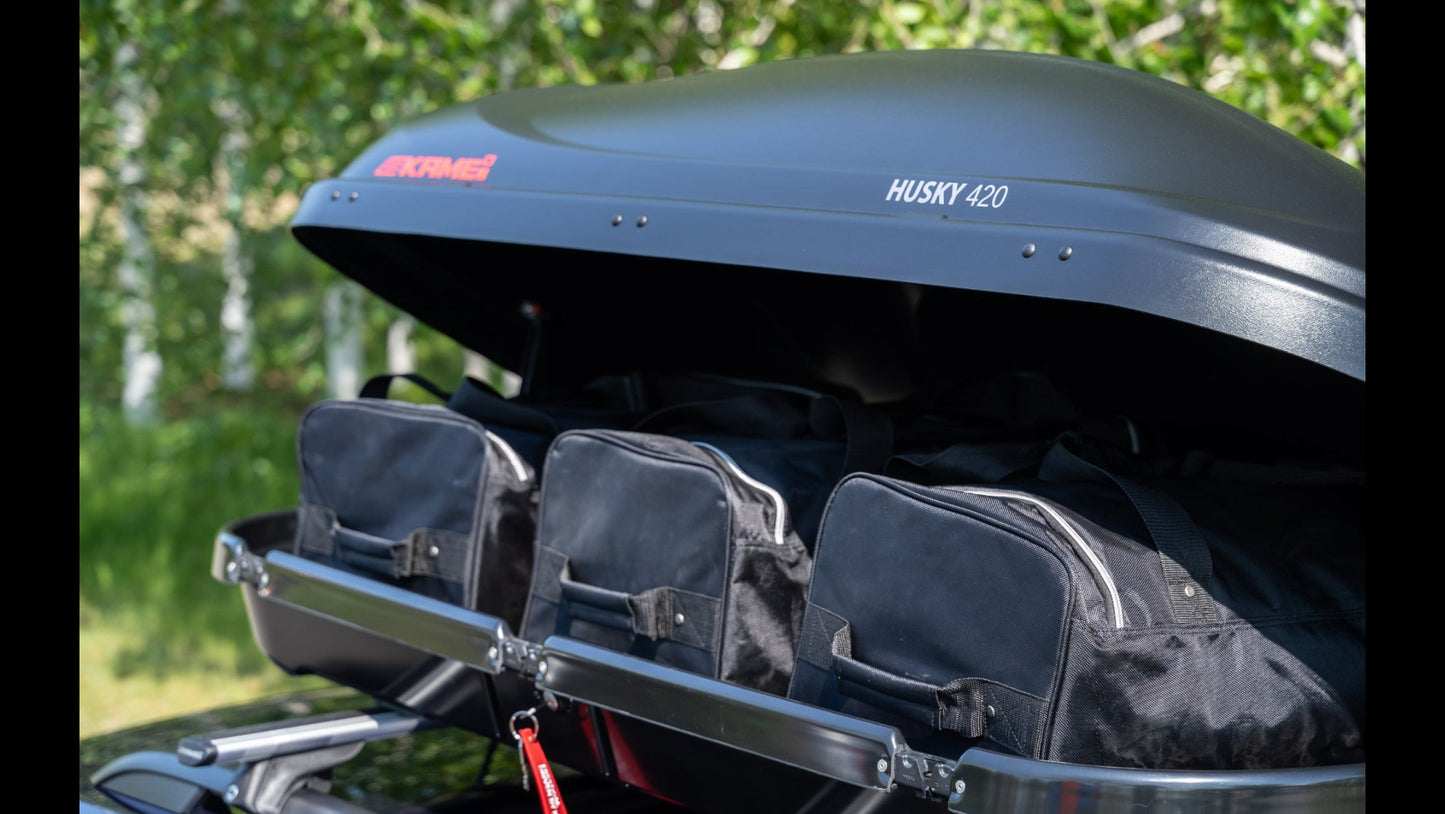 Kamei Husky 420 dakkoffer - matzwart