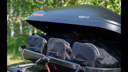 Kamei Husky 420 dakkoffer - matzwart