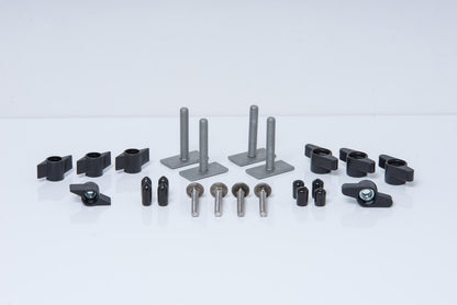 Kamei T-stukken 20mm - M8 schroefdraad - aanvullende set voor dakkoffers