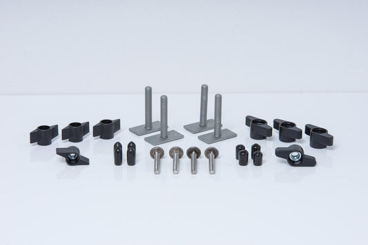 Kamei T-stukken 20mm - M8 schroefdraad - aanvullende set voor dakkoffers