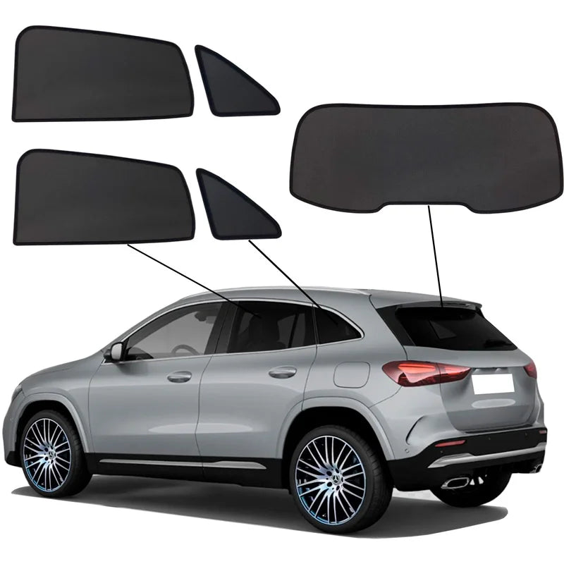 SunClip Zicht- & Zonwering passend voor Mercedes GLA (H247) 2020-