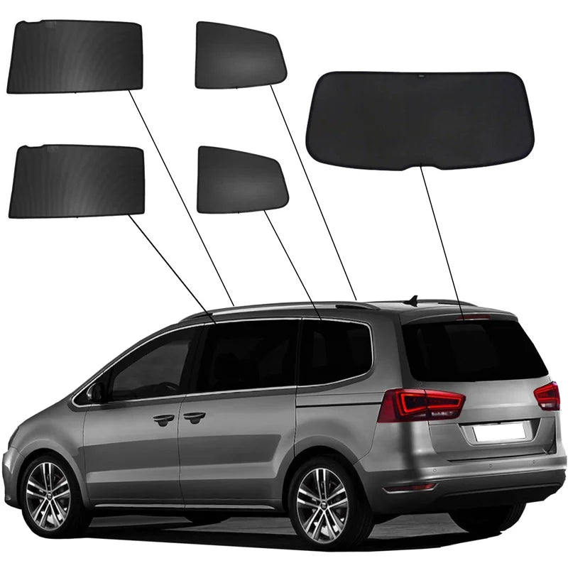 SunClip Zicht- & Zonwering passend voor Seat Alhambra (7N) 2010-2022