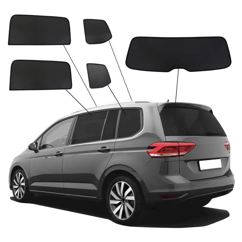 SunClip Zicht- & Zonwering passend voor Volkswagen Touran (5T1) 2015-