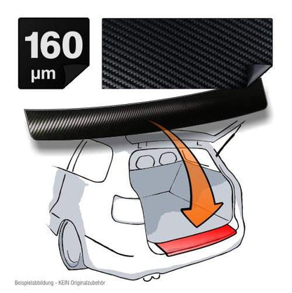 Bumper beschermfolie Seat Carbon look