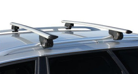 CAM dakdragers aluminium Audi A4 Avant met open dakrailing