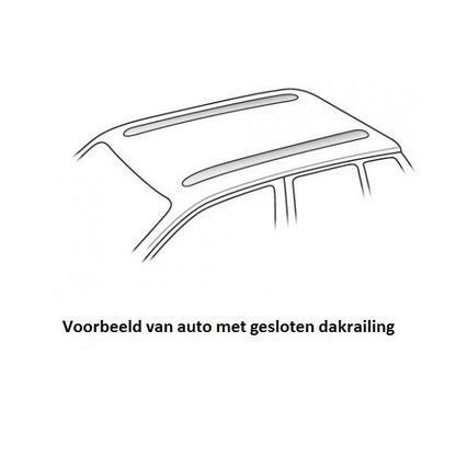 CAM dakdragers staal Opel Insignia Sports Tourer met gesloten dakrailing