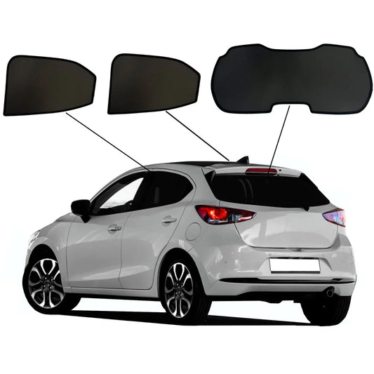 SunClip Zicht- & Zonwering passend voor Mazda 2 (KB) 2022-