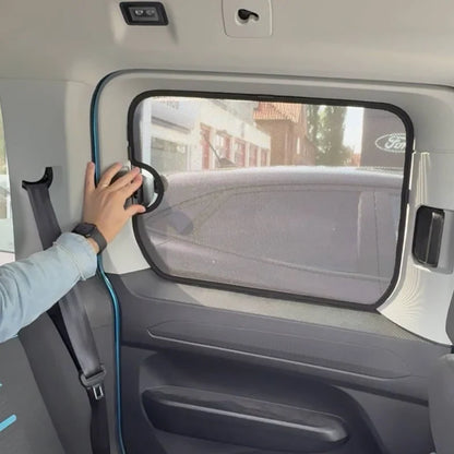 SunClip Zicht- & Zonwering passend voor Volkswagen Caddy V MPV 5-deurs 2020- (met uitzetramen)
