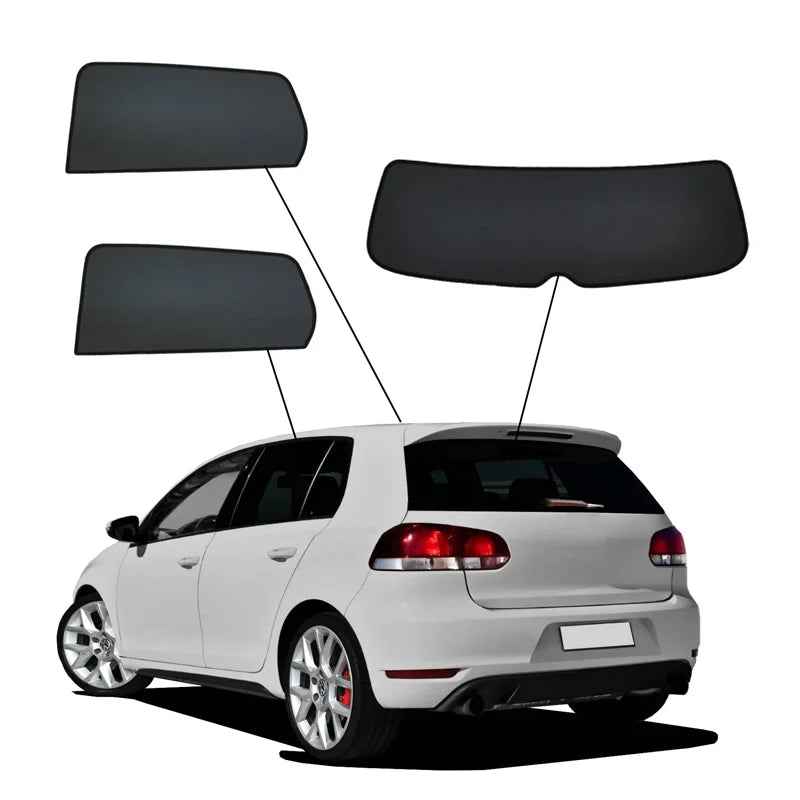 SunClip Zicht- & Zonwering passend voor Volkswagen Golf VI HB 5-deurs 2008-2012