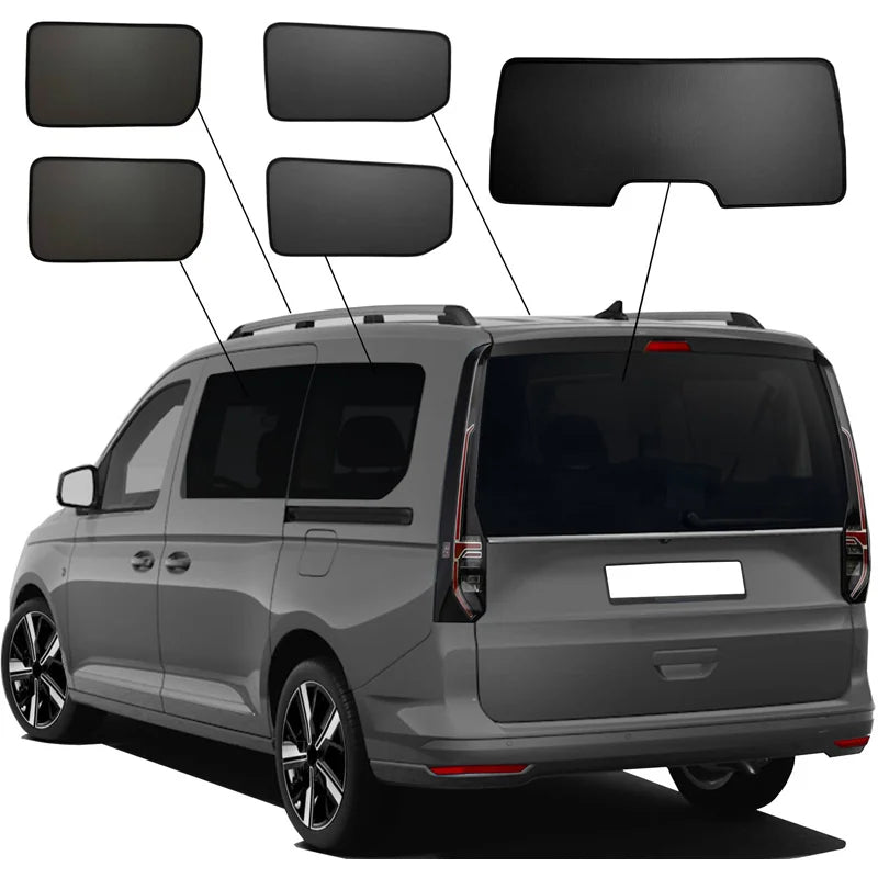 SunClip Zicht- & Zonwering passend voor Volkswagen Caddy Maxi Van 2022-