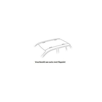 CAM dakdragers staal Citroën C4 Hatchback met fixpoint