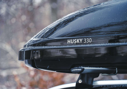 Kamei Husky 330 dakkoffer - hoogglans zwart (levertijd op aanvraag)